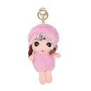 Plush little girl pendant cartoon doll doll car luggage student backpack keychainpicture11