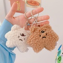 Cartoon cute plush bear keychain pendant backpack threedimensional ornamentpicture7