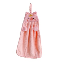 Fashion coral fleece thickened towel cute pig cartoon absorbent towel