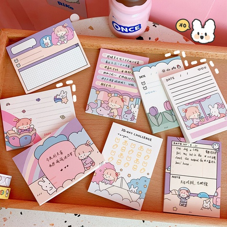 Libro de notas de niña linda creativa de dibujos animados japoneses y coreanos al por mayor's discount tags