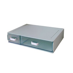 Desktop-Aufbewahrungsbox staubdichtes Regal aus Acryl mit Schubladen