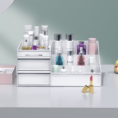 Koreanische Kosmetikbox Desktop-Kosmetik-Aufbewahrungsbox Schublade Kunststoff-Lagerregal