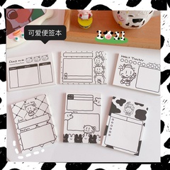 Korean cartoon creative cute printing student note book wholesale