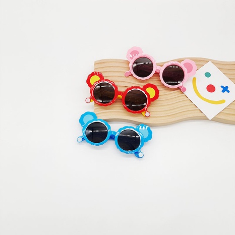 2022 Neue Kinder Cartoon Silikon Ohrförmige Sonnenbrille Outdoor Polarisierte Brille's discount tags