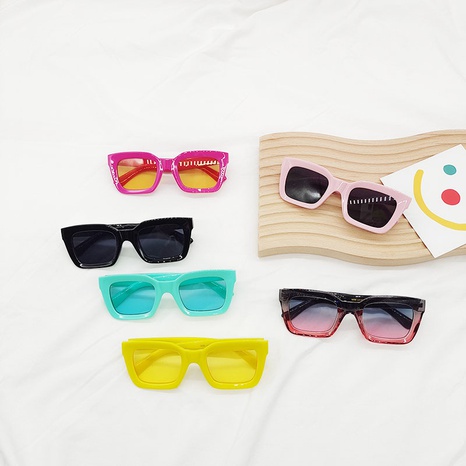 venta al por mayor gafas de sol para padres e hijos gafas de sol para niños gafas cuadradas pequeñas de moda's discount tags