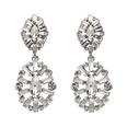 Europe and the United States exaggerated alloy diamond hollow earrings wholesalepicture12