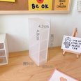 Korean desktop cosmetic storage box frosted transparent dormitory rackpicture17