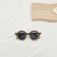 Neue Kindersonnenbrille Mode runden Rahmen Leopardenmuster farblich passende Sonnenbrillepicture19