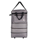 simple largecapacity luggage bag folding handheld universal wheel travel storage large bagpicture15