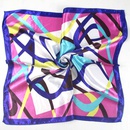 Autumn and winter small silk scarf womens imitation silk printing small square scarfpicture36
