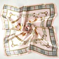 Autumn and winter small silk scarf womens imitation silk printing small square scarfpicture56