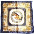 Autumn and winter small silk scarf womens imitation silk printing small square scarfpicture59