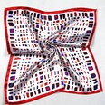 Autumn and winter small silk scarf womens imitation silk printing small square scarfpicture63