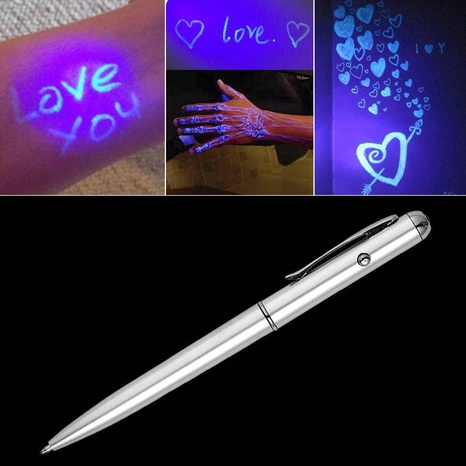 Invisible Ink LED Light Money Detector Twist Pen's discount tags