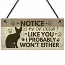 European and American wooden sign cat tag listing ornaments wood decorationpicture30