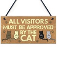 Letrero de madera europeo y americano etiqueta de gato adornos decoracin de maderapicture45