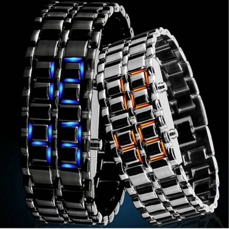 Lava Bracelet Watch New Couple Electronic Chain Bracelet Watch's discount tags