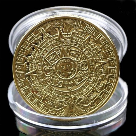 Pièces commémoratives mayas Cadran solaire pyramidal Pièces d'or Pièces d'or et d'argent's discount tags