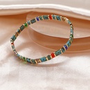 Simple bohemian green floral pattern glass Miyuki beads bracelet wholesalepicture9