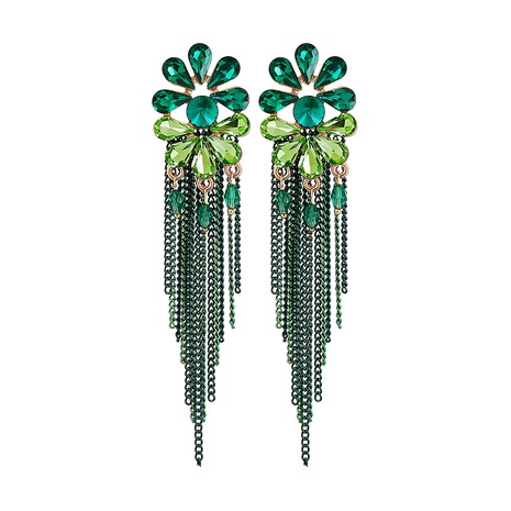 Fashion earrings women's long tassel alloy earrings  NHJJ594027's discount tags