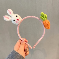 Bandeau avec oreilles de lapin carottes et oreilles de lapin drôles pour enfants