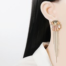 Mode geometrische Ohrringe Damen lange Quaste Legierung Ohrringe Grohandelpicture8