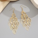 Leaf Butterfly Creative Personality Fashion Hollow Metal Leaf Earringspicture11