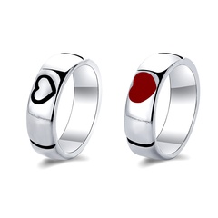 Valentine's Day gift simple couple ring men and women pair ring combination