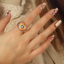love enamel ring female trendy design drip oil index finger ring  NHNZ594256picture10
