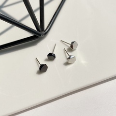 Fashion simple small polygon cute mini earrings