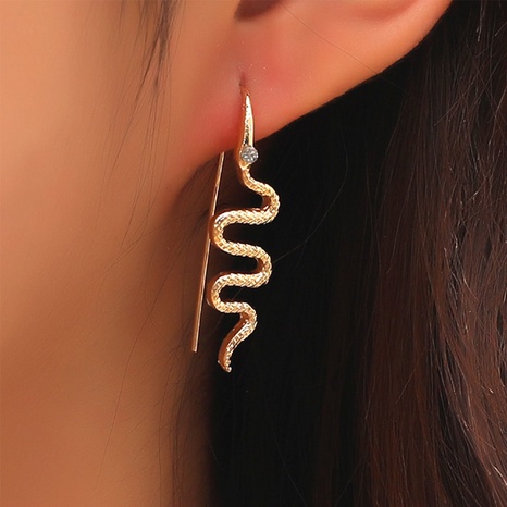European snake earrings simple personality earrings wholesale's discount tags