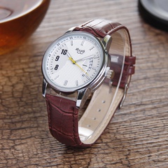 new fan-shaped calendar men's watch fashion waterproof quartz watch wholesale