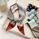 Korean silk scarves small long ribbons womens tied bags decorative scarfspicture9