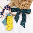 Spring and autumn thin and long strips of small silk scarf female summer Korean decorationpicture7