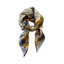 retro stone wall ground texture golden four seasons general mulberry silk square scarfpicture11