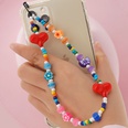 bohemian colored glass beads handbeaded mobile phone chain wholesalepicture12