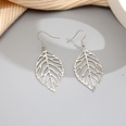 Leaf Butterfly Creative Personality Fashion Hollow Metal Leaf Earringspicture28