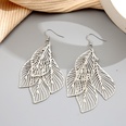 Leaf Butterfly Creative Personality Fashion Hollow Metal Leaf Earringspicture29