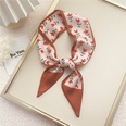 Korean silk scarves small long ribbons womens tied bags decorative scarfspicture18