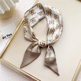 Korean silk scarves small long ribbons womens tied bags decorative scarfspicture39