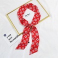 Spring and autumn thin and long strips of small silk scarf female summer Korean decorationpicture13