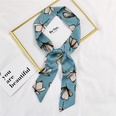 Spring and autumn thin and long strips of small silk scarf female summer Korean decorationpicture16