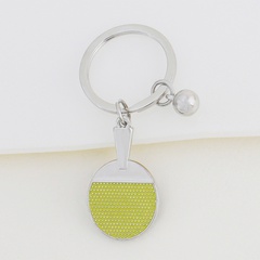 New alloy tennis keychain pendant sporting goods tennis key ring wholesale