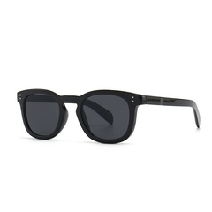 square round rivets narrow sunglasses trend modern retro sunglasses