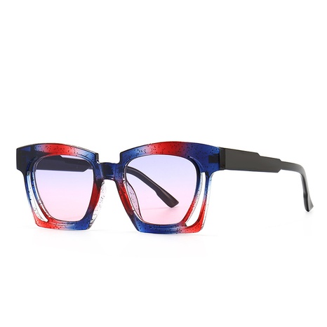 resin modern sunglasses Europea model square sunglasses female NHCCX601043's discount tags