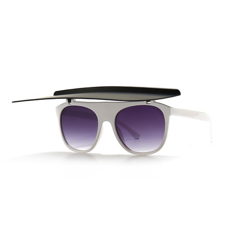 European big-name flip-top flat-top sun glasses women's sunglasses  NHCCX601078's discount tags