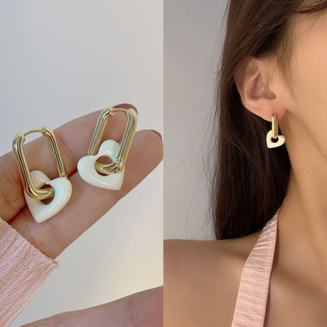love earrings female elegant fashion ear buckle fashion trendy earring's discount tags
