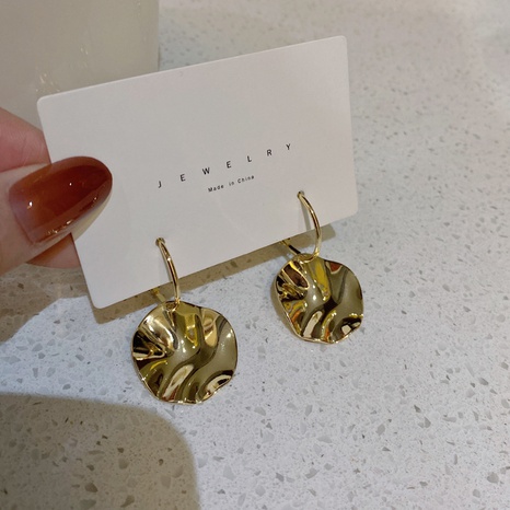 fashion irregular geometric exaggerated earrings female's discount tags