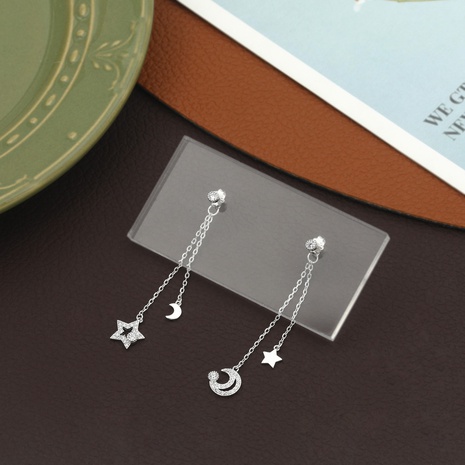 Classic Fashion elegant multiple tassel copper Earrings NHIK620466's discount tags