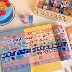 cute little bear paper tape cartoon rabbit diy handmade collage material stickers